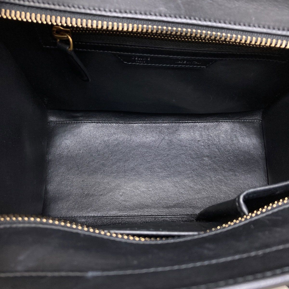 Celine Luggage Micro Handbag Calf — view 5