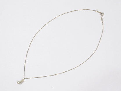 Tiffany & Co Teardrop 925 Necklace Pendant Silver — view 2