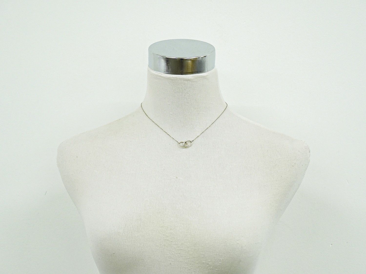 Tiffany & Co Double Loop 925 Necklace Pendant Silver — view 6
