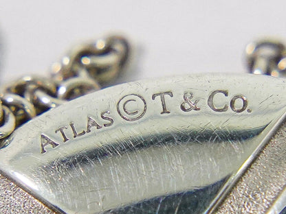 Tiffany & Co Atlas Circle 925 Necklace Pendant Silver — view 9