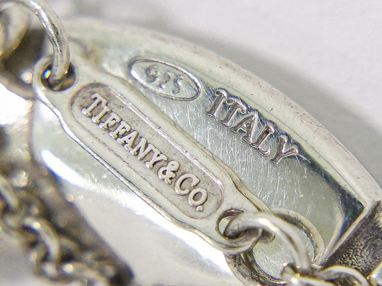 Tiffany & Co Atlas Circle 925 Necklace Pendant Silver — view 8