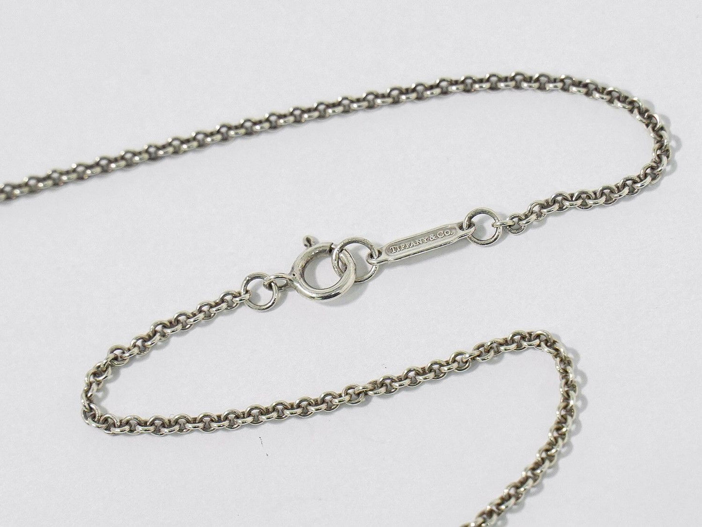 Tiffany & Co Atlas Circle 925 Necklace Pendant Silver — view 3