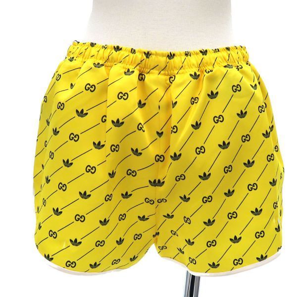Gucci Adidas Shorts Yellow — view 2
