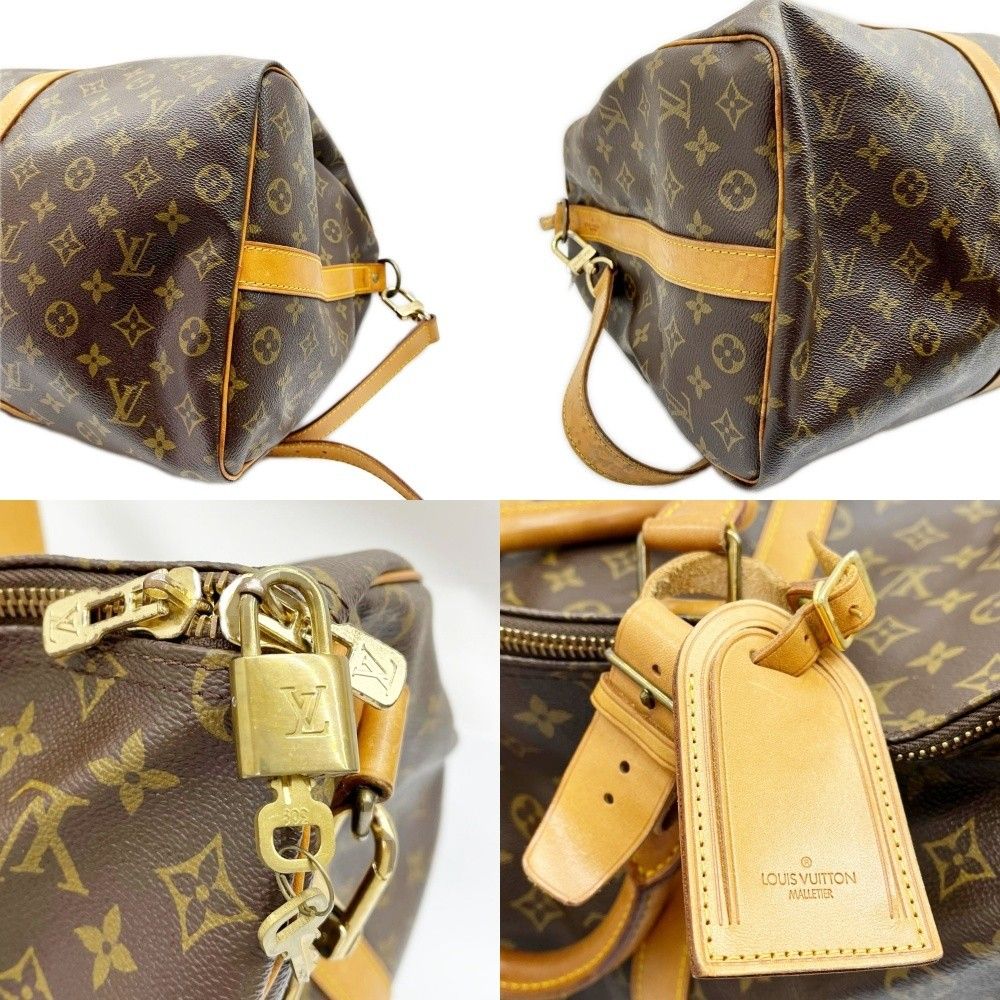 Louis Vuitton Boston Bag Monogram Keepall Bandouliere with Cadena — view 7