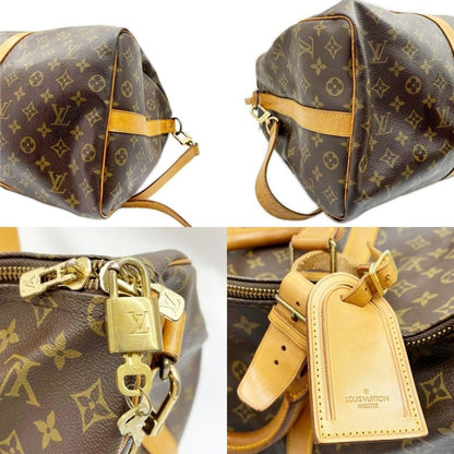 Louis Vuitton Boston Bag Monogram Keepall Bandouliere with Cadena — view 7