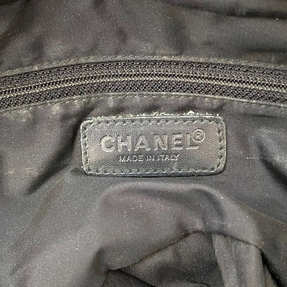 Chanel Handbag New Travel Mini Boston Black CC Logo — view 4