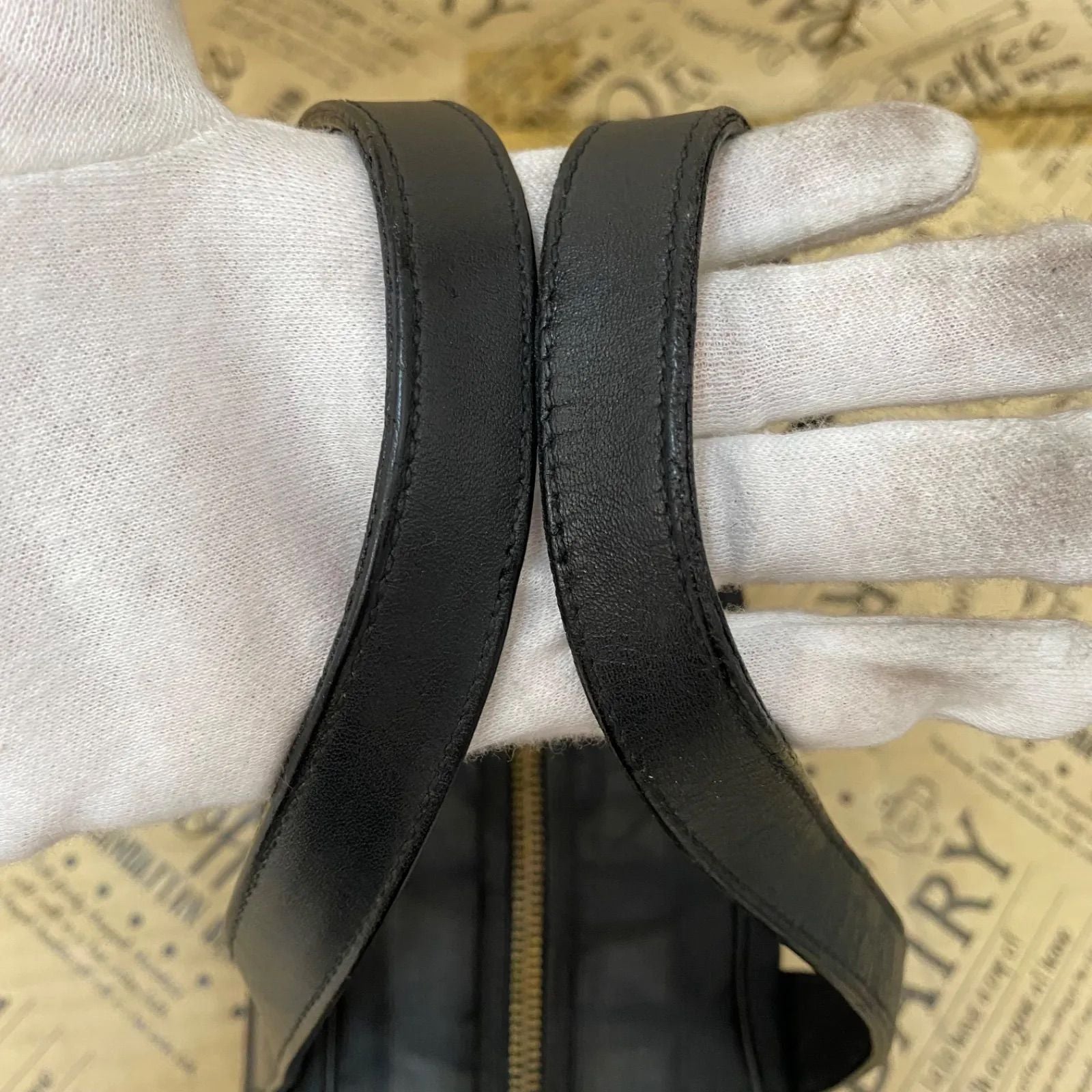 Chanel Handbag New Travel Mini Boston Black CC Logo — view 6