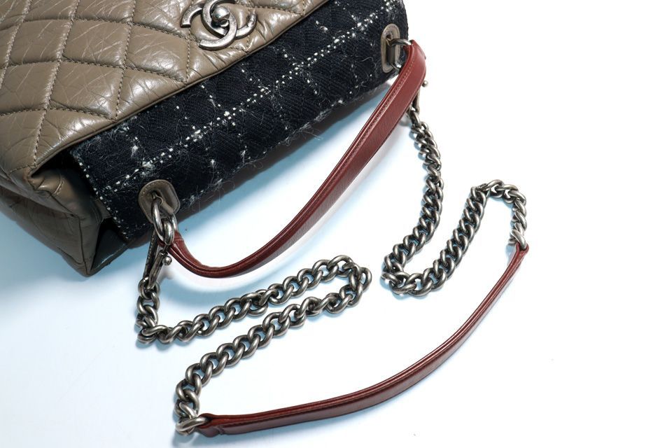 Chanel Quilted Portobello Leather 2-Way Handbag — view 5