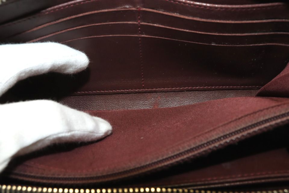 Chanel Quilted GD Leather Zip Around Wallet — view 6