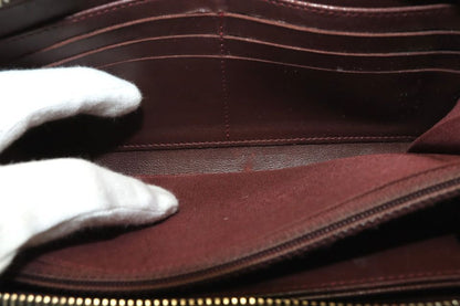 Chanel Quilted GD Leather Zip Around Wallet — view 6