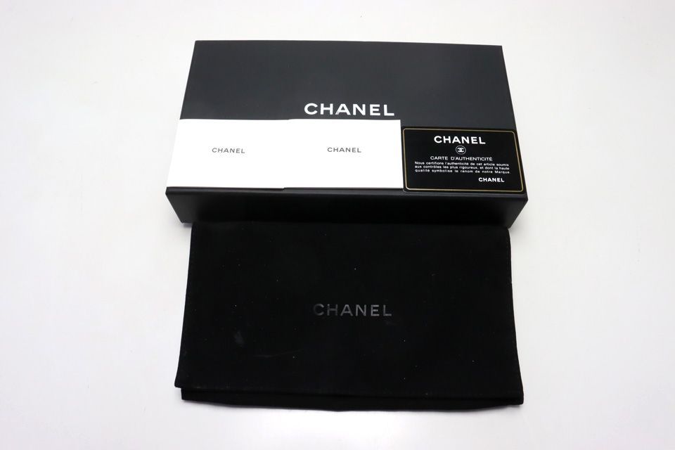 Chanel Quilted GD Leather Zip Around Wallet — view 8
