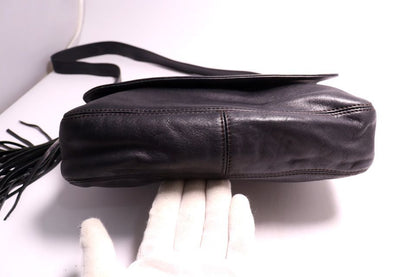 Chanel No 5 CC Logo Leather Shoulder Bag — view 3