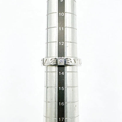 Bvlgari Double Logo Diamond White Gold Ring — view 7