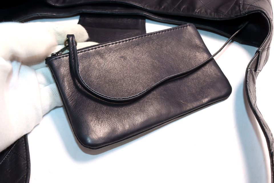 Chanel Bicolor GD Leather Shoulder Bag — view 8