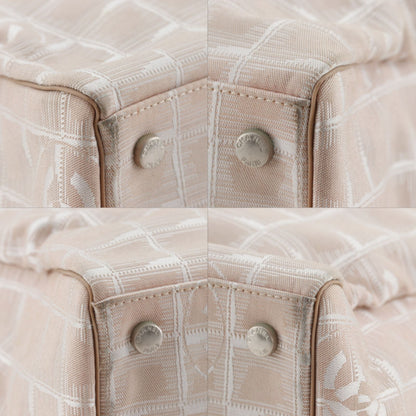 Chanel New Travel Line Nylon Canvas Beige Boston Bag — view 4