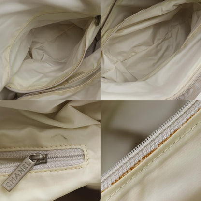 Chanel New Travel Line Nylon Canvas Beige Boston Bag — view 7