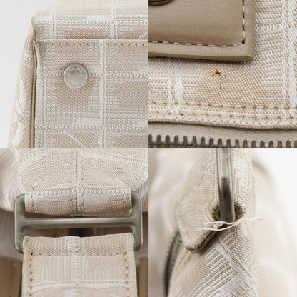 Chanel New Travel Line Nylon Canvas Beige Boston Bag — view 8