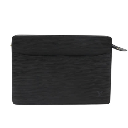 Louis Vuitton Pochette Homme Epi Leather Black Second Bag