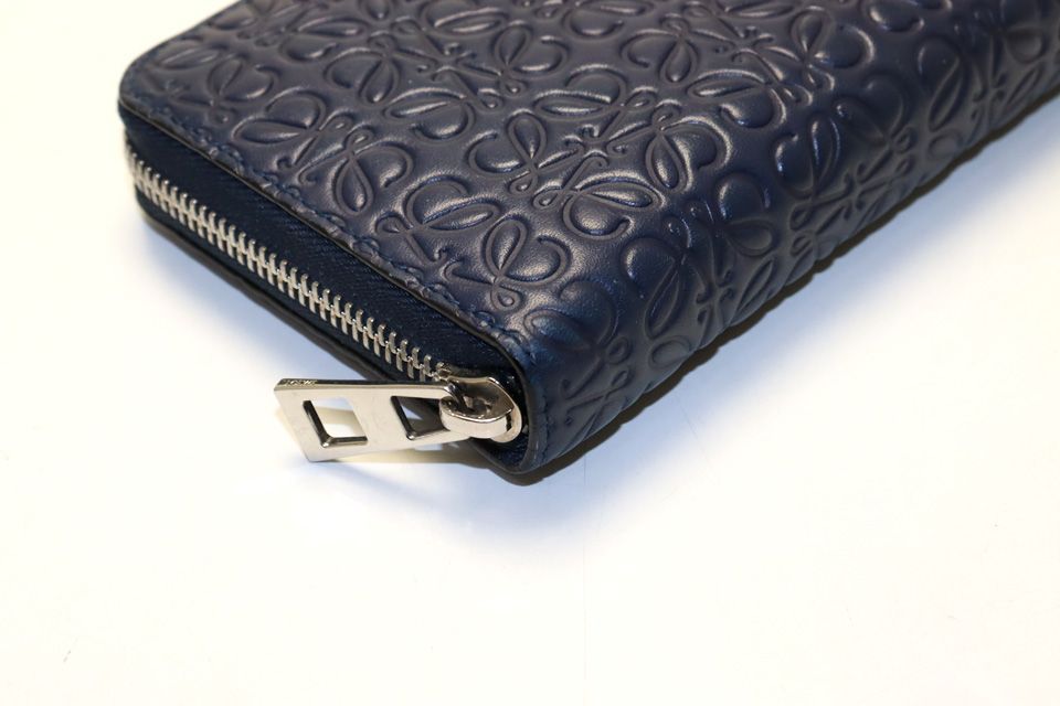 Loewe Repeat Anagram Leather Zip Around Wallet — view 4