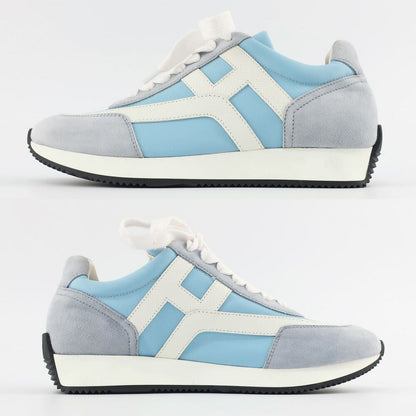 Hermes Ten Sneakers 36.5 Estimated Light Blue White Gray Shoes — view 2
