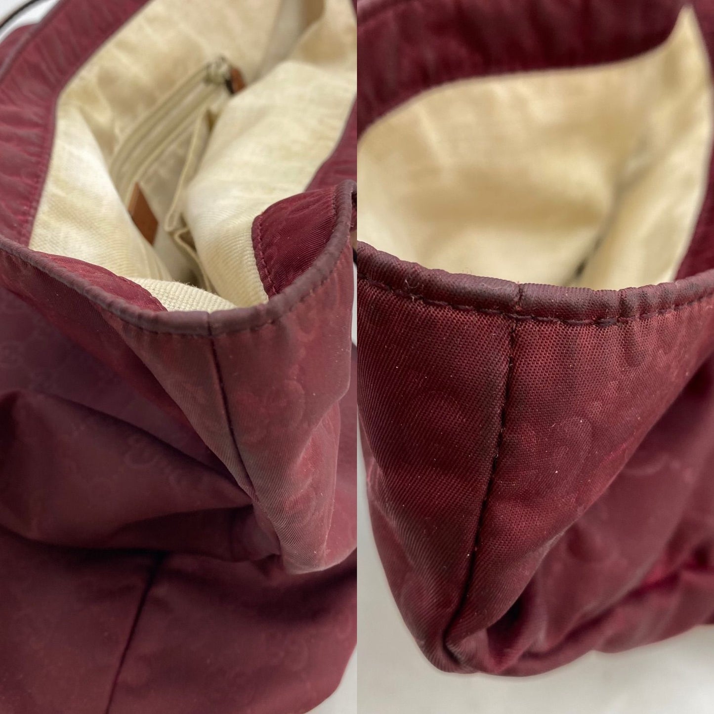 Gucci GG Nylon Tote Red — view 5