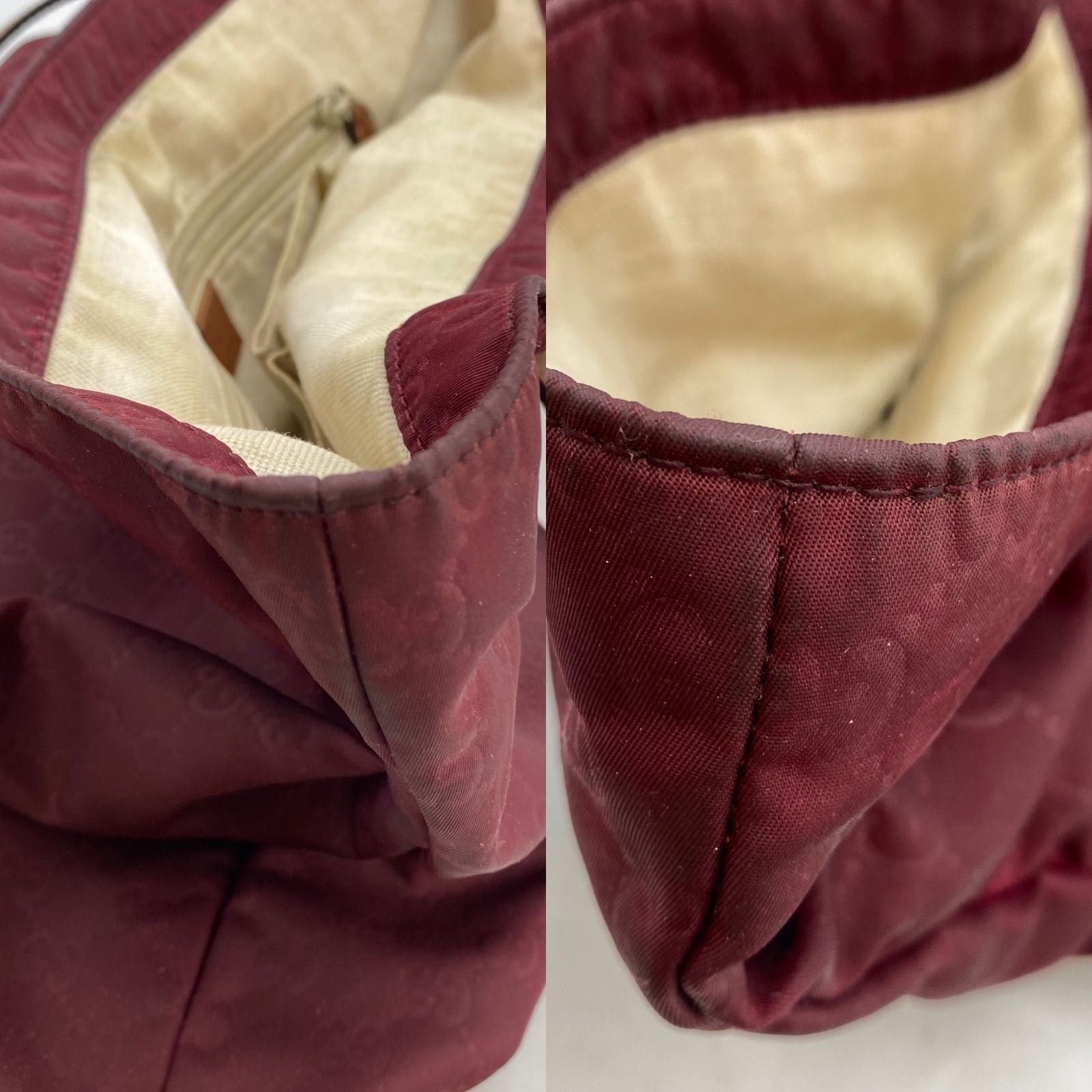 Gucci GG Nylon Tote Red — view 5