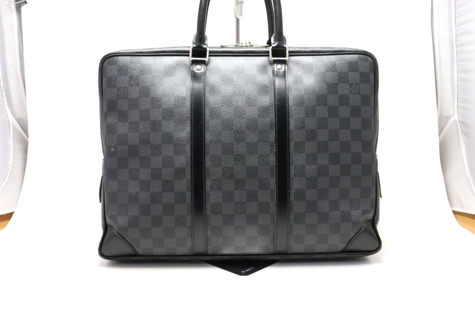 Louis Vuitton Damier Graphite Pdv Leather Business Briefcase — view 2