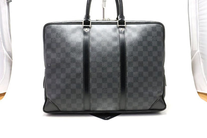Louis Vuitton Damier Graphite Pdv Leather Business Briefcase — view 2