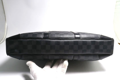 Louis Vuitton Damier Graphite Pdv Leather Business Briefcase — view 3