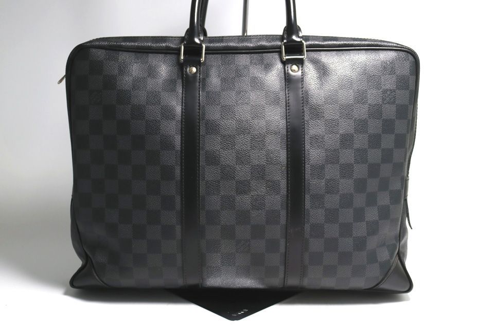 Louis Vuitton Damier Graphite Pdv Leather Business Briefcase — view 2