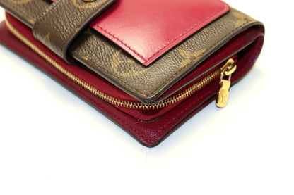 Louis Vuitton Monogram Portefeuille Juliette Leather Bifold Wallet — view 5