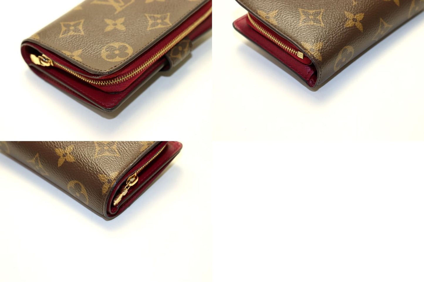 Louis Vuitton Monogram Portefeuille Juliette Leather Bifold Wallet — view 8