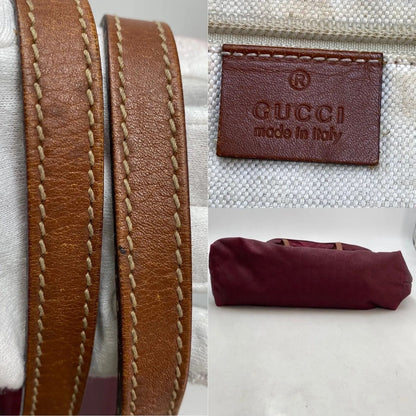Gucci GG Nylon Tote Red — view 4