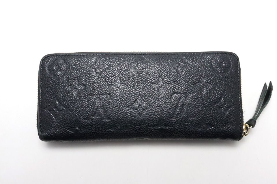 Louis Vuitton Monogram Empreinte Portefeuille Clemence Leather Zip Around Wallet — view 2