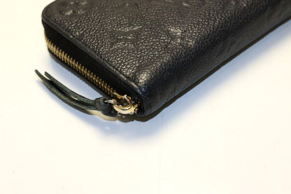 Louis Vuitton Monogram Empreinte Portefeuille Clemence Leather Zip Around Wallet — view 4
