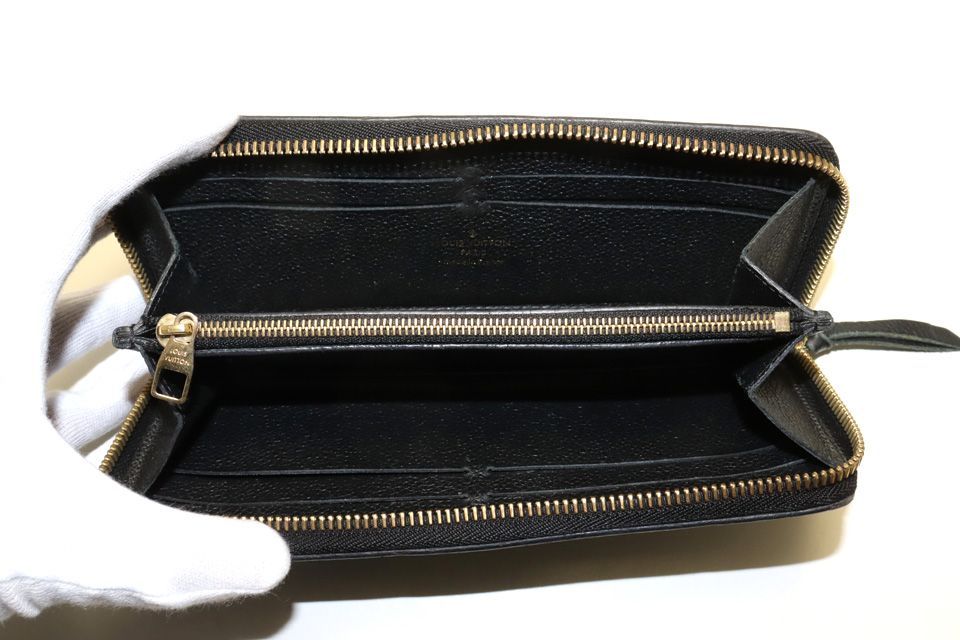 Louis Vuitton Monogram Empreinte Portefeuille Clemence Leather Zip Around Wallet — view 5
