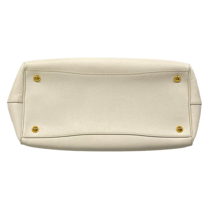 Prada Handbag Ivory Bag Opening Leather — view 5