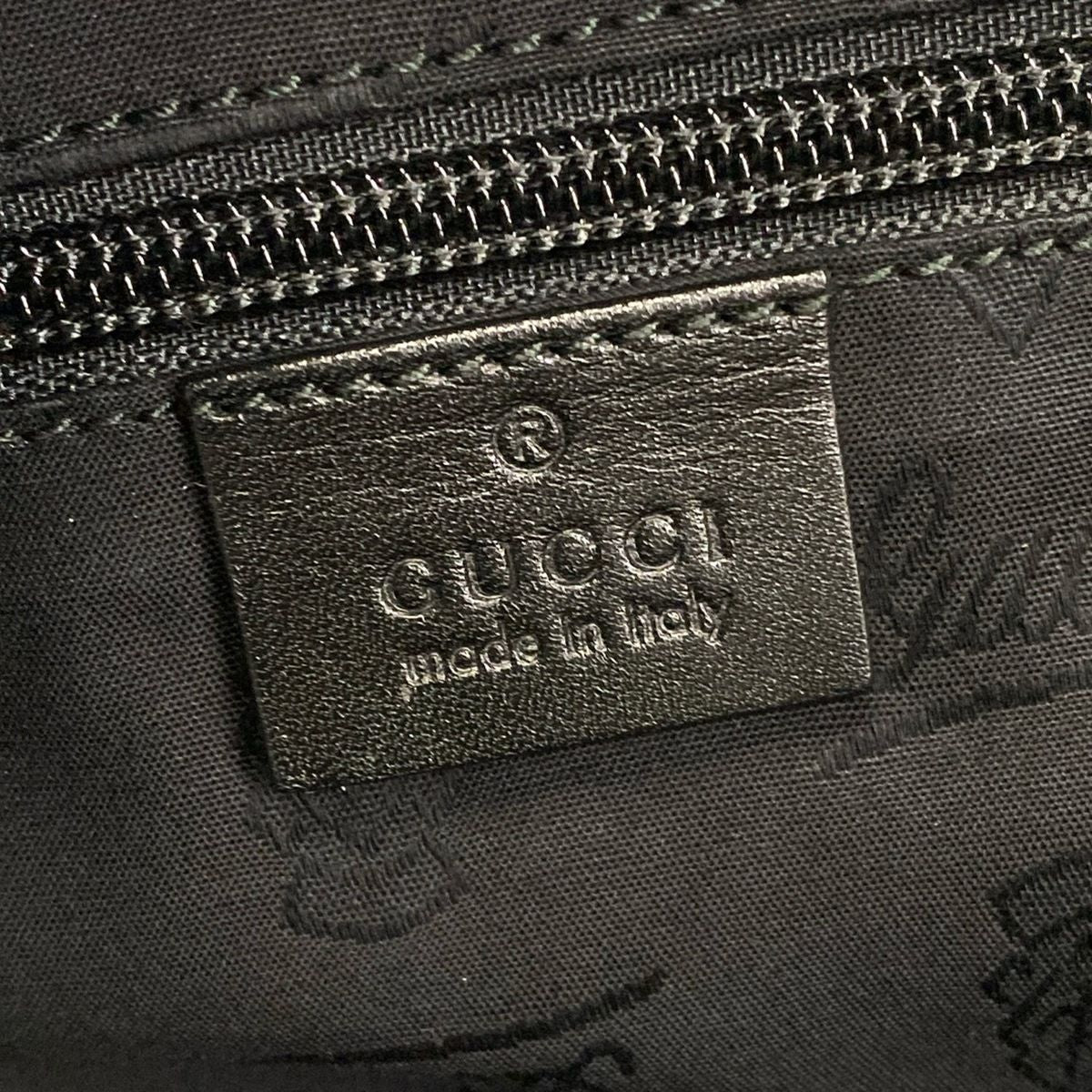 Gucci Shoulder Bag Imprime Black Leather — view 8