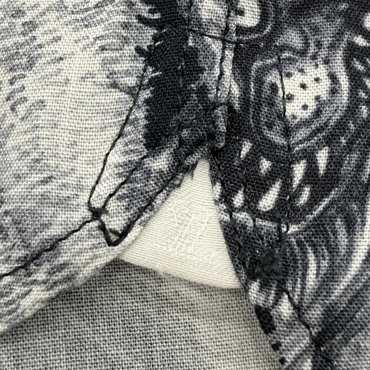 Louis Vuitton Chapman Brothers Brazza Rayon All Over Pattern Logo Button Short — view 9