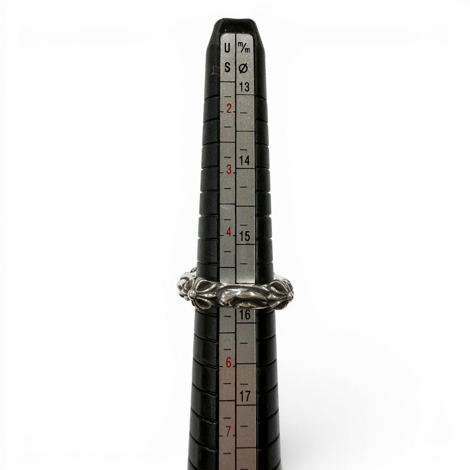 Chrome Hearts Sbt Band RG Scroll Ring Silver — view 9