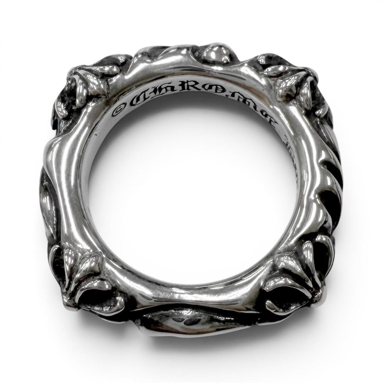 Chrome Hearts Sbt Band RG Scroll Ring Silver — view 4