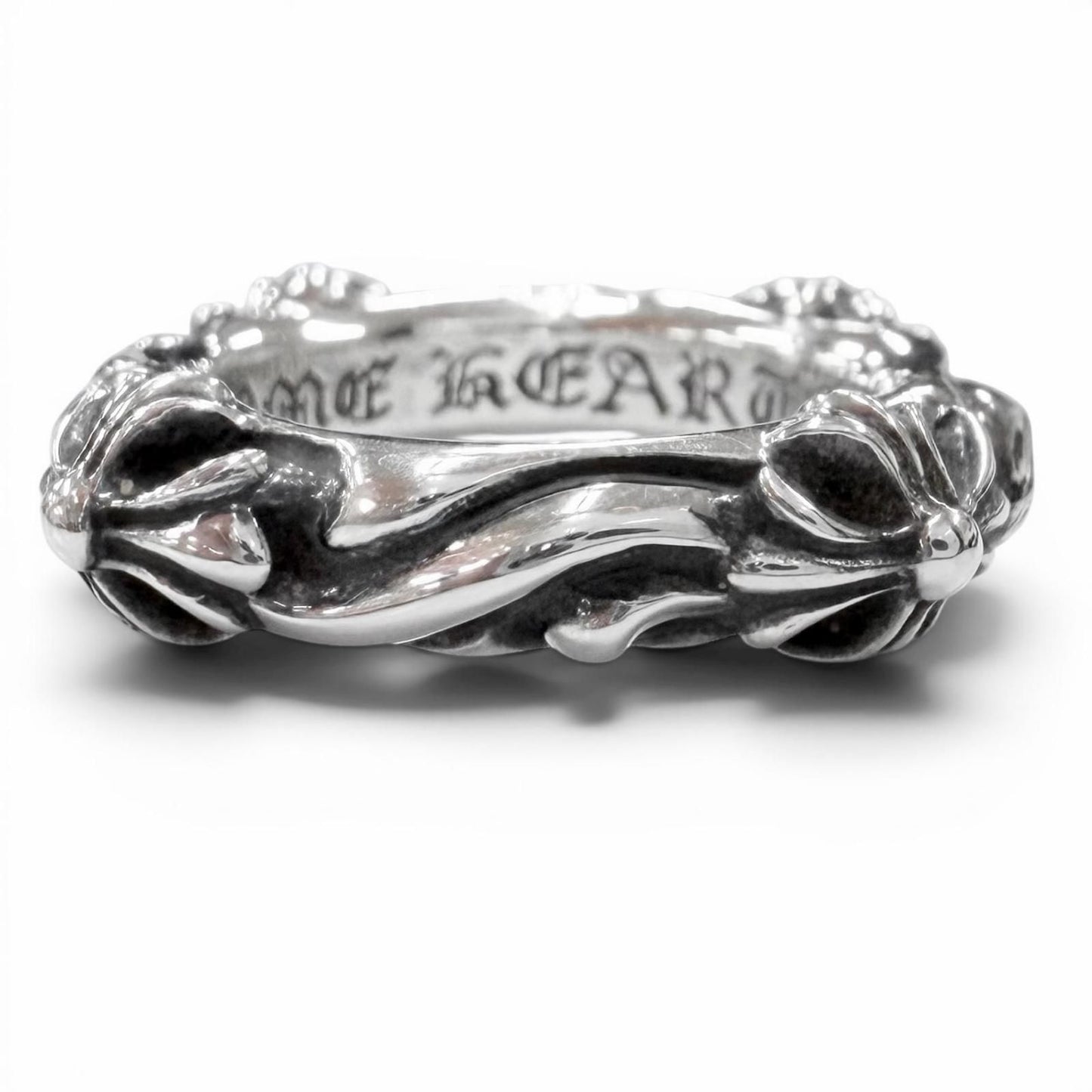 Chrome Hearts Sbt Band RG Scroll Ring Silver — view 3