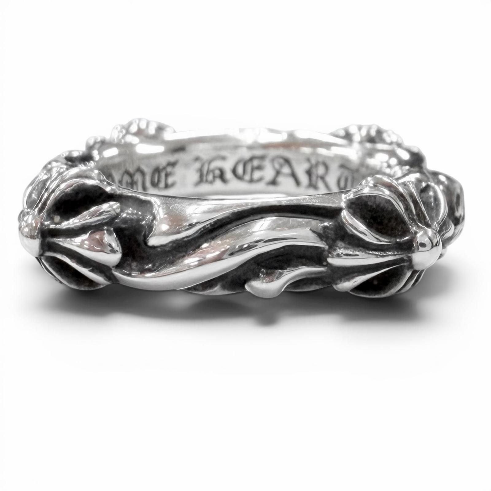 Chrome Hearts Sbt Band RG Scroll Ring Silver — view 3