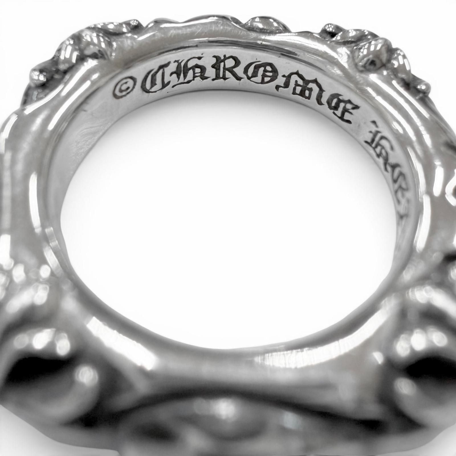 Chrome Hearts Sbt Band RG Scroll Ring Silver — view 5