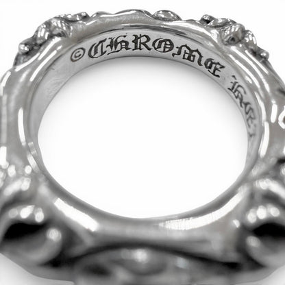 Chrome Hearts Sbt Band RG Scroll Ring Silver — view 5