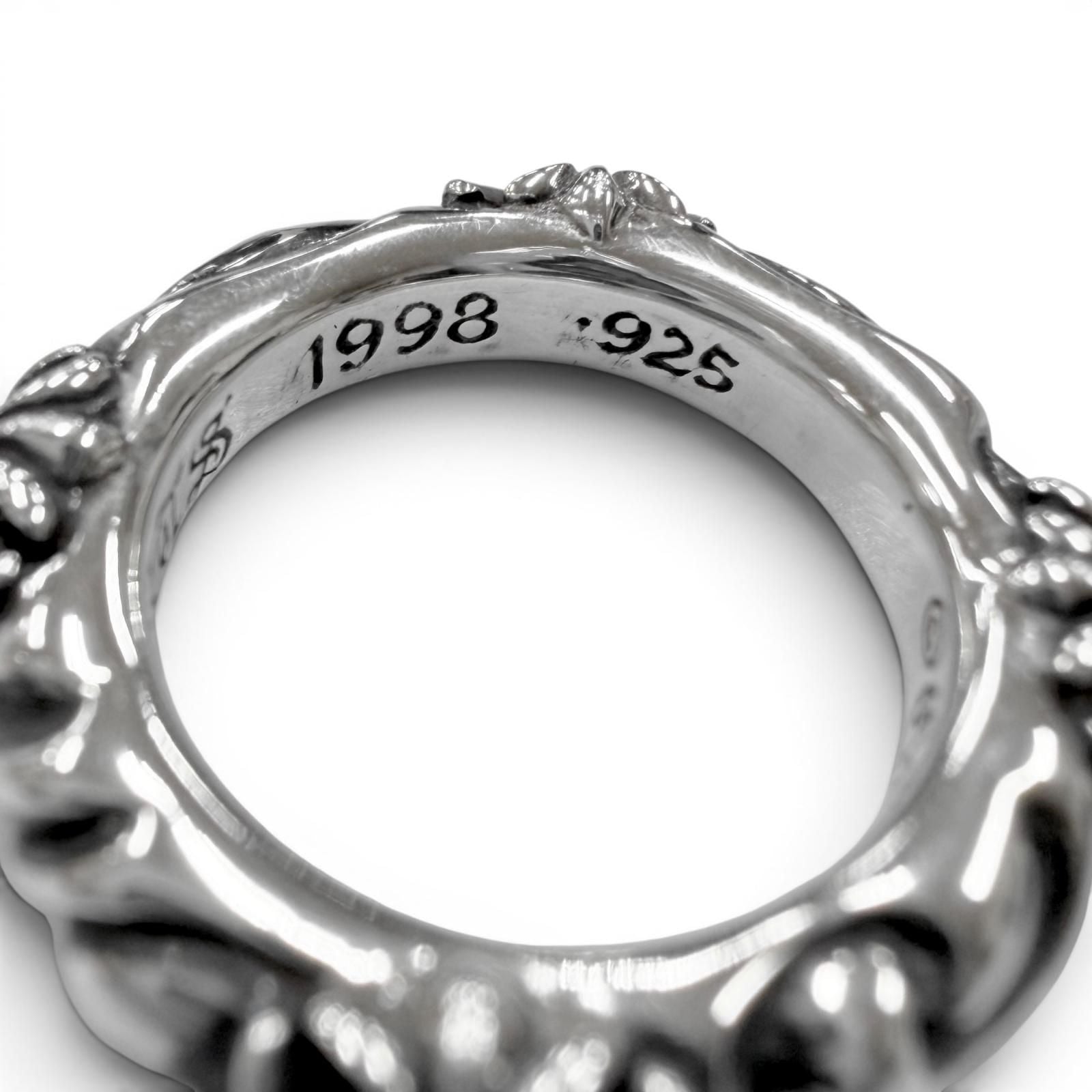 Chrome Hearts Sbt Band RG Scroll Ring Silver — view 7