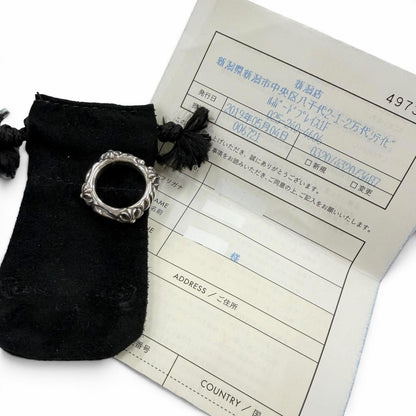 Chrome Hearts Sbt Band RG Scroll Ring Silver — view 2