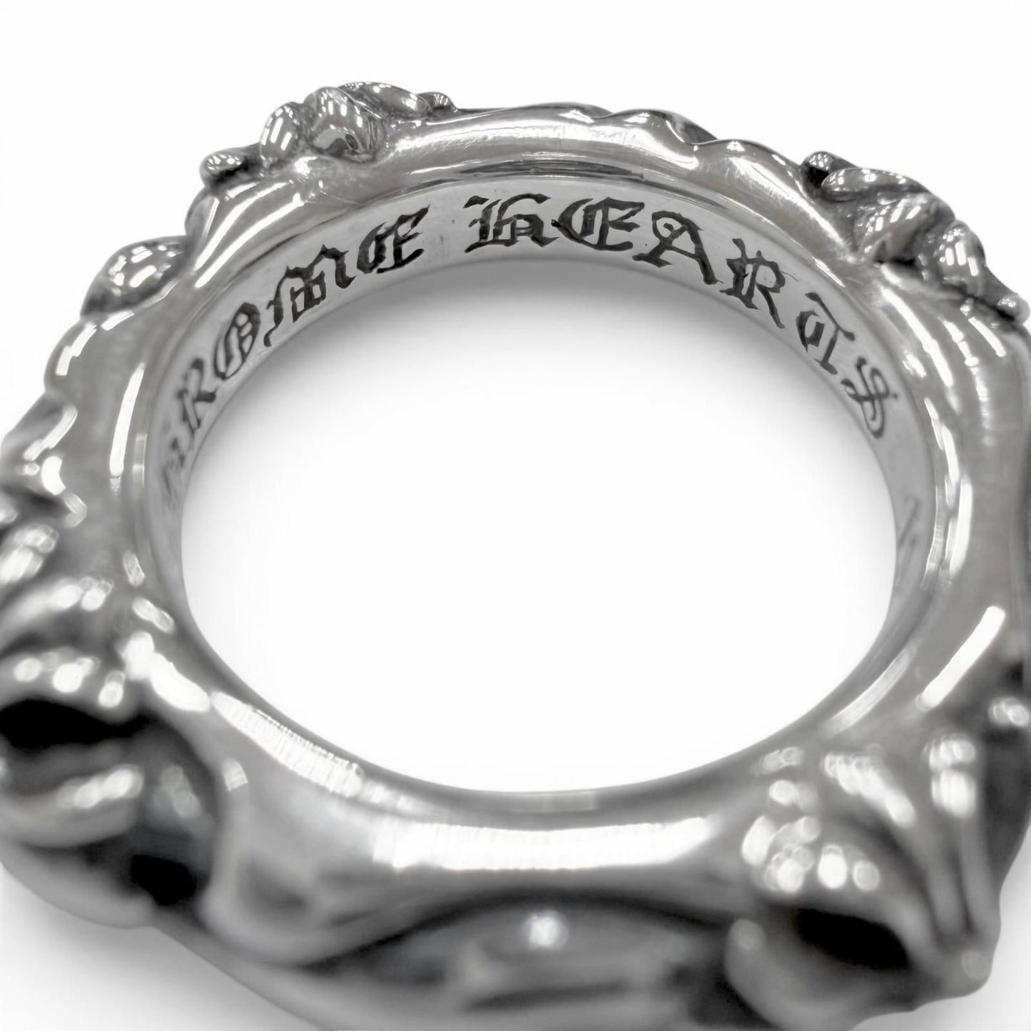 Chrome Hearts Sbt Band RG Scroll Ring Silver — view 6
