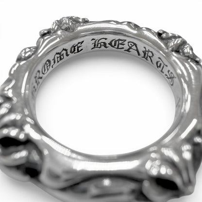 Chrome Hearts Sbt Band RG Scroll Ring Silver — view 6