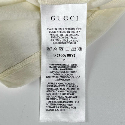 Gucci Cotton 100% Interlocking Short Sleeve T-Shirt White — view 7
